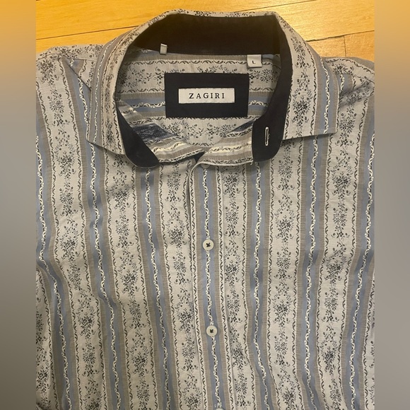 Men’s Zagiri Dress Shirt in Sz L - Picture 2 of 5